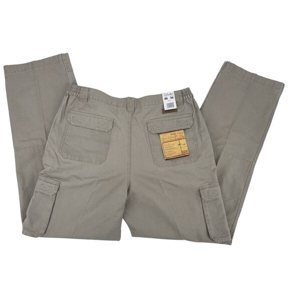 NEW Cabelas Men's Trailhiker II‎ Pants 40x36 Khaki Tan Cargo Outdoor Hiking NWT - Picture 9 of 14
